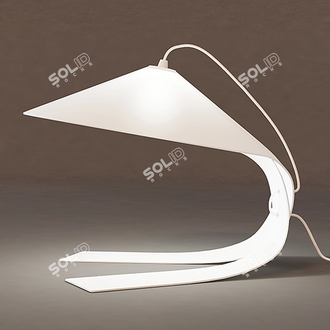 Modern Table Light 3D model image 1