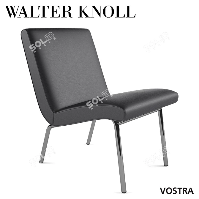Elegant Vostra Chair by Walter Knoll 3D model image 1