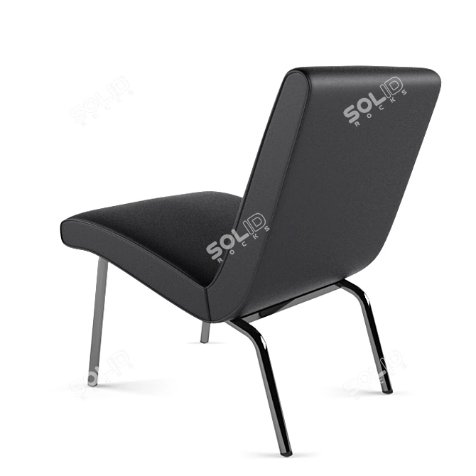 Elegant Vostra Chair by Walter Knoll 3D model image 2
