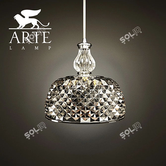 Elegant Ensemble: Arte Lamp Caraffa Pendant 3D model image 1