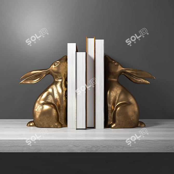 Zaitsev Book Holder 3D model image 1