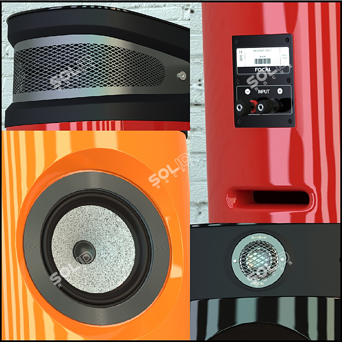 Focal Sopra №1 Floorstanding Speaker 3D model image 2