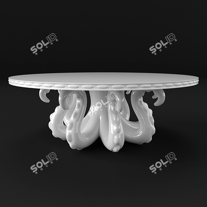 OctoTable: 4D-Ready Coffee Table 3D model image 1