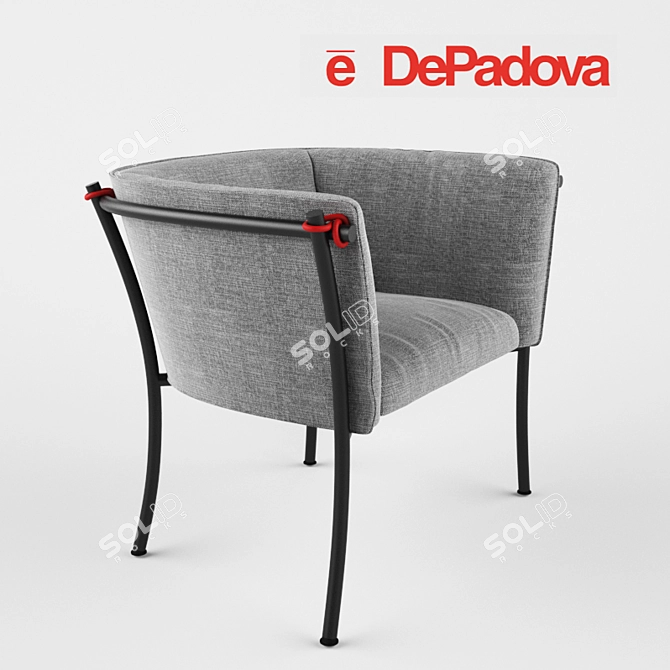 Modern Chairs: De Padova Smerlada 3D model image 1