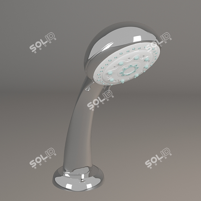 Premium Shower Head: Versatile and High-Quality 3D model image 1