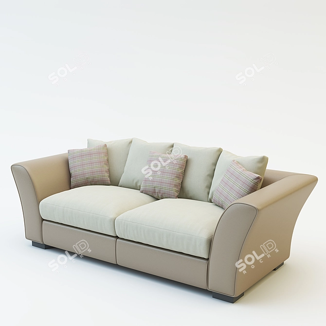 Nāvona Modern Sofa 3D model image 3