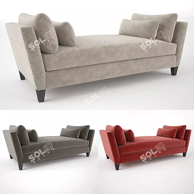 Marlowe Daybed Sofa: Stylish and Comfortable 3D model image 1