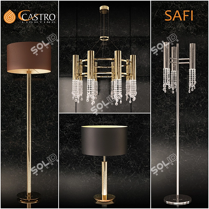 SAFI: Elegant Lighting Collection 3D model image 1