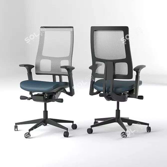 Modern Office Chair 3D model image 1