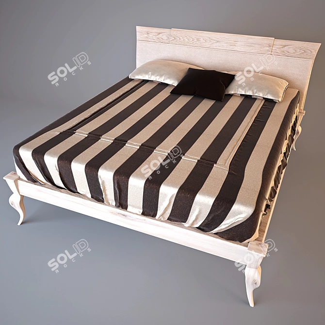 Luxury Marchetti CAT_LE NOTT Bed 3D model image 1