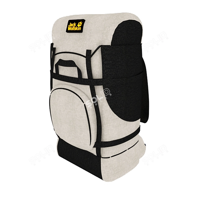 Outdoor Adventure Rucksack 3D model image 1