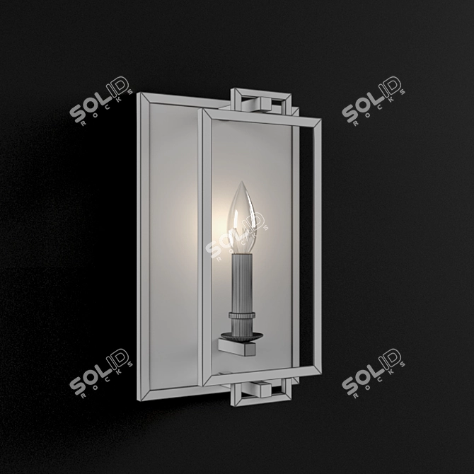 Modern Backer PH204 Wall Sconce 3D model image 2