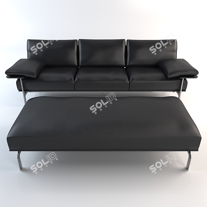 DIESIS Sofa Set: Versatile, Stylish, and Comfortable 3D model image 1