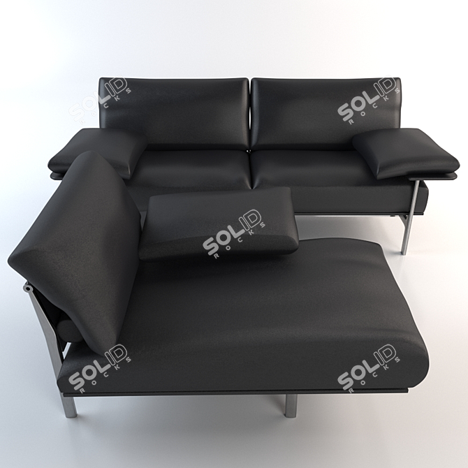 DIESIS Sofa Set: Versatile, Stylish, and Comfortable 3D model image 2