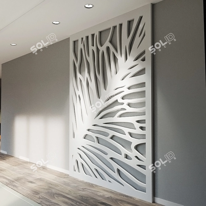 Modern Wall Panel: Timeless Elegance 3D model image 2