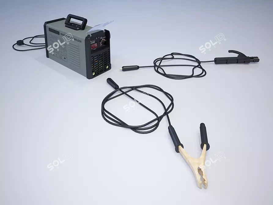 Powerful Welding Machine: Fast & Reliable 3D model image 1