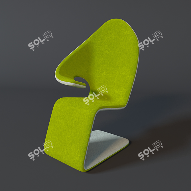 Aleaf Relax Chair by Michele Franzina 3D model image 1