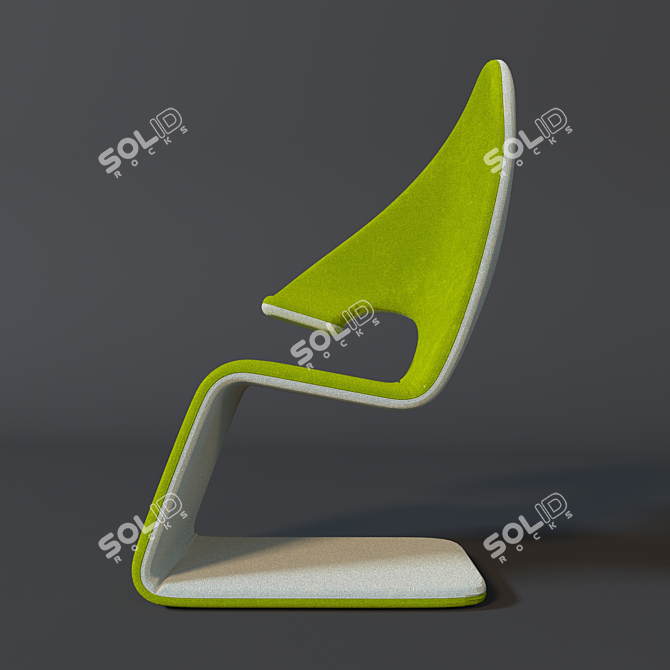 Aleaf Relax Chair by Michele Franzina 3D model image 2