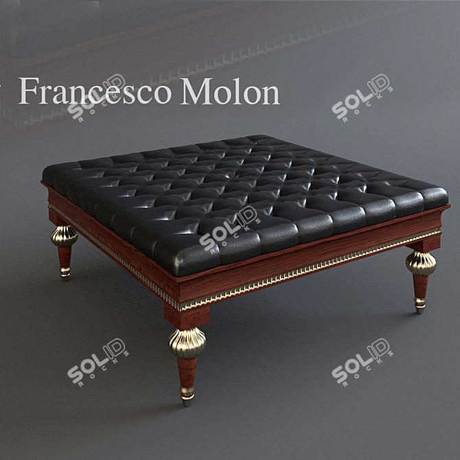 Exquisite Francesco Molon Coffee Table 3D model image 1
