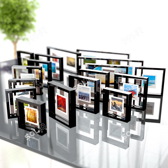 Photo Frame Collection: 20 Unique Designs 3D model image 2