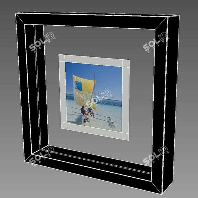 Photo Frame Collection: 20 Unique Designs 3D model image 3