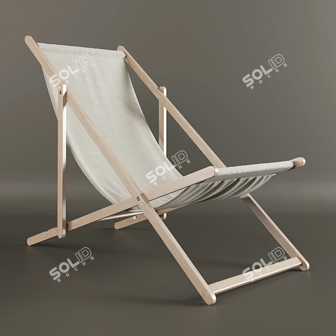 Comfort Sling Chair 3D model image 1