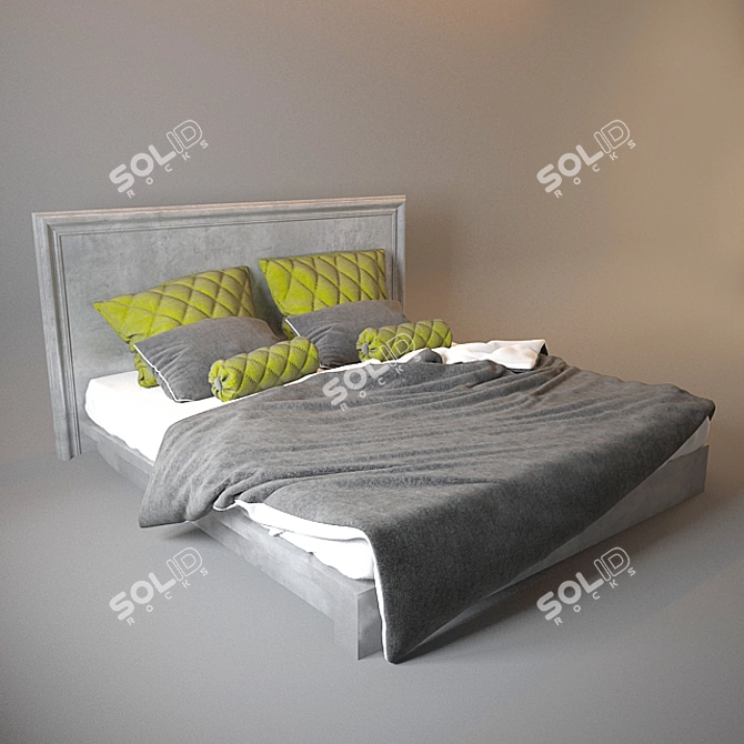 Luxury Linens: Truly Exceptional Bedding 3D model image 1