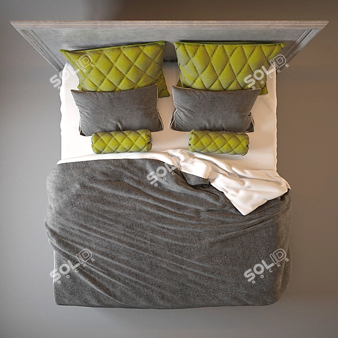 Luxury Linens: Truly Exceptional Bedding 3D model image 2