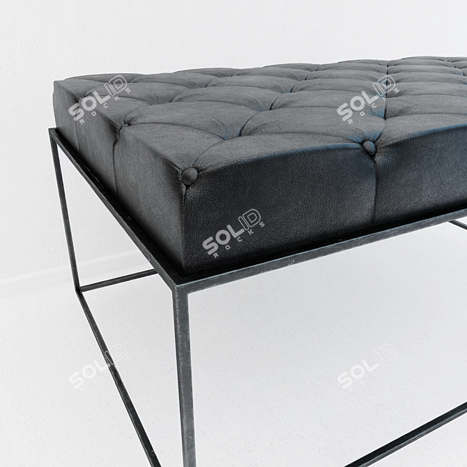 Comfort Park Bench 3D model image 2