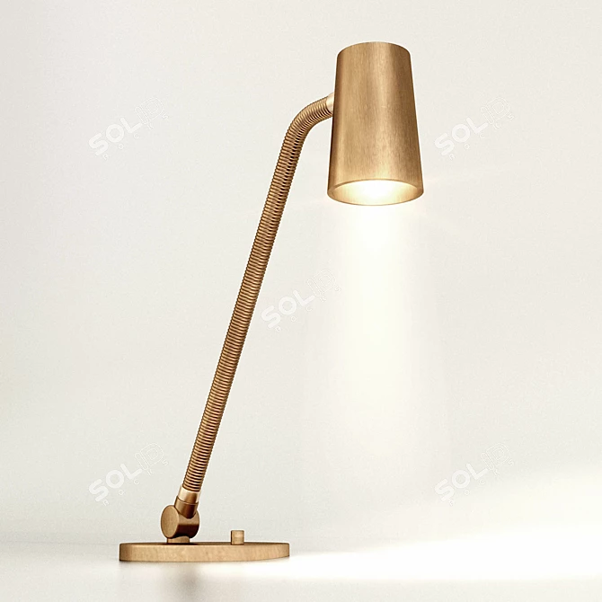 Contardi Up Bronze Table Lamp 3D model image 1