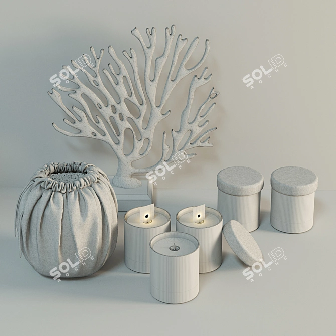 Apotheke Candles: Distinctive Set 3D model image 3
