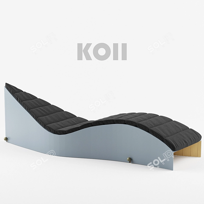 ErgoLoung KOII: Comfortable, Durable, Stylish 3D model image 1