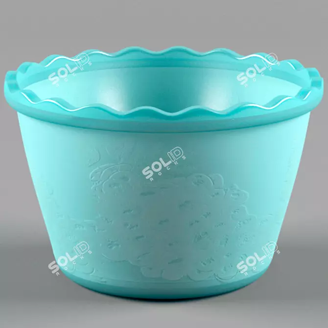 Versatile Plastic Bowl 3D model image 1