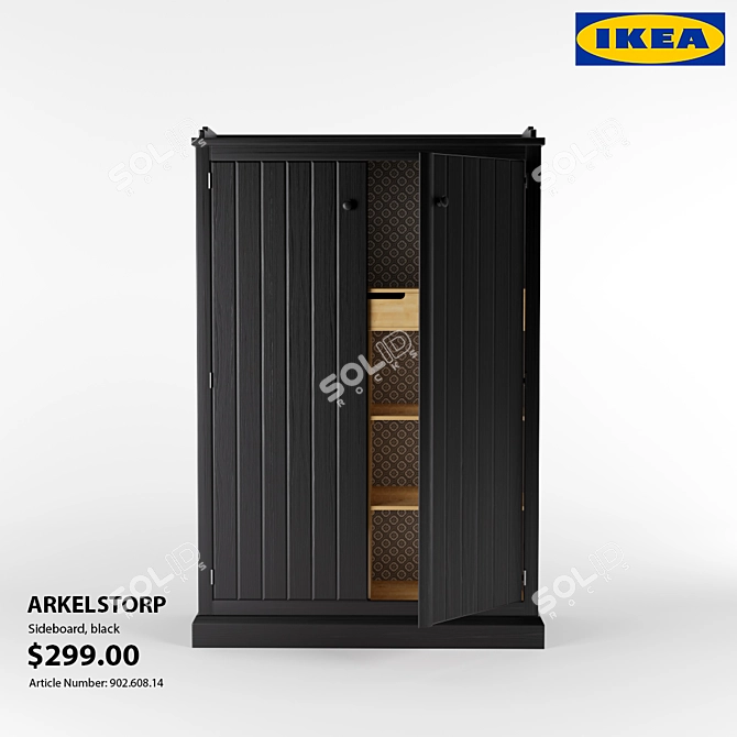 ARKELSTORP IKEA - Spacious Corona 1.1.1 Storage Cabinet 3D model image 1