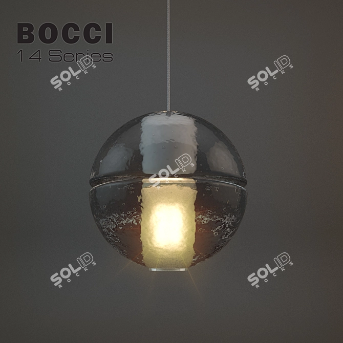 Bocci 14.26: Exquisite Floating Glass Sphere Lighting 3D model image 2