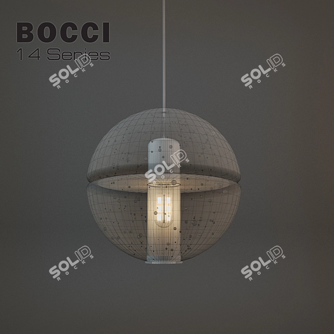 Bocci 14.26: Exquisite Floating Glass Sphere Lighting 3D model image 3