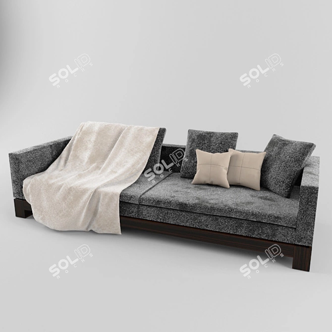 Title: Luxury Minotti Klimt Sofa 3D model image 1