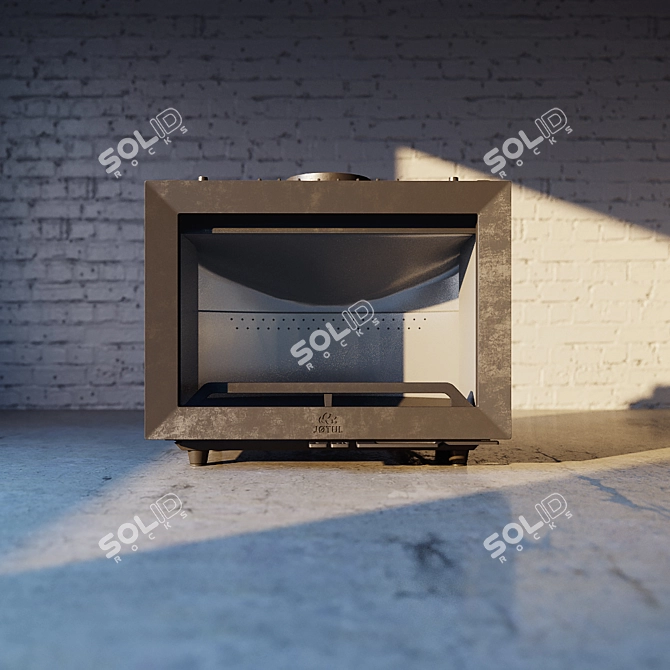 Jotul I520 Ff_камин: The Ultimate Wood-burning Fireplace 3D model image 1