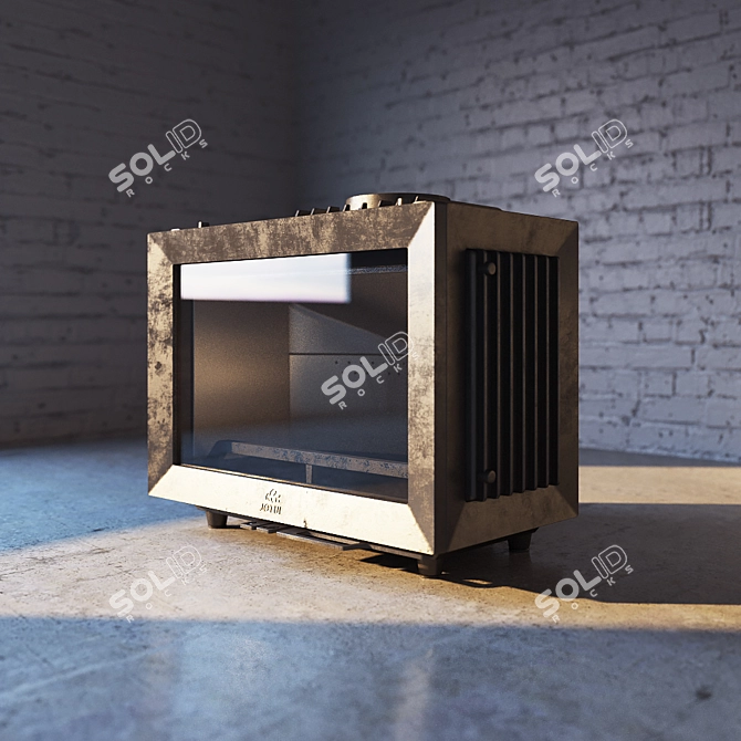 Jotul I520 Ff_камин: The Ultimate Wood-burning Fireplace 3D model image 2