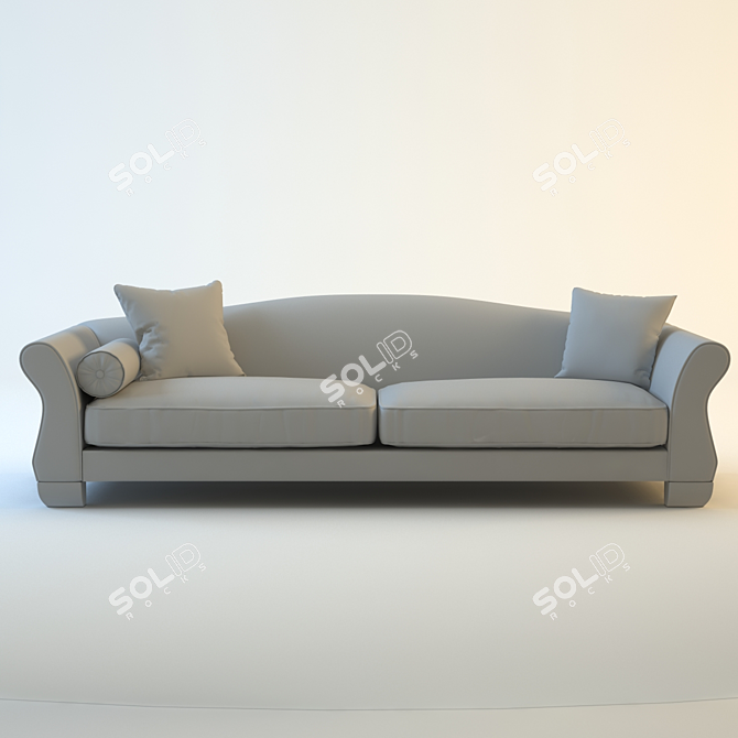 Bellavista Nonnalisa: Elegant and Comfortable Divan 3D model image 3