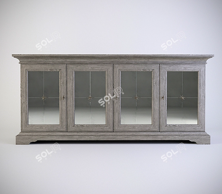 Bernhardt Marquesa Buffet - Elegant and Functional 3D model image 2