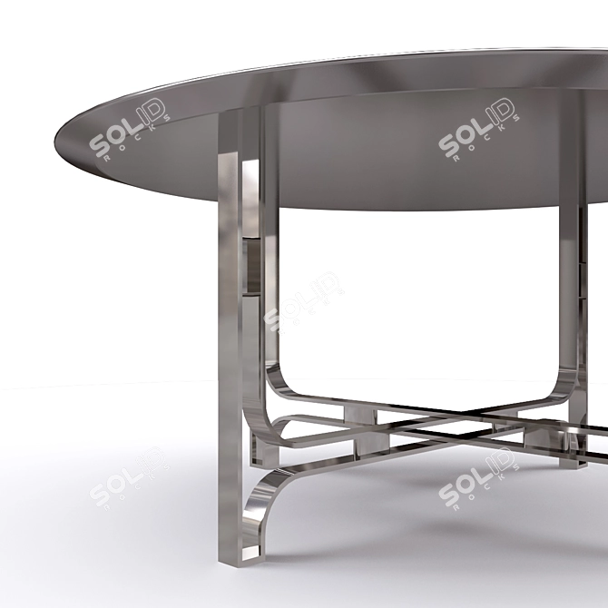 Marioni Gregory Round Dining Table 3D model image 2