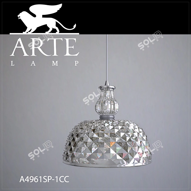 Elegance Pendant Light A4961SP 3D model image 1