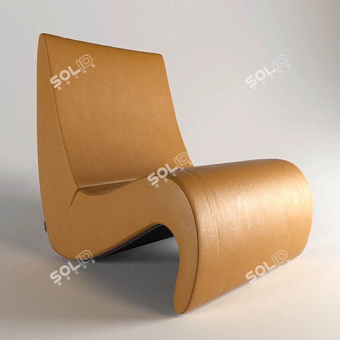 Amoebe Lounge Chair 3D model image 2