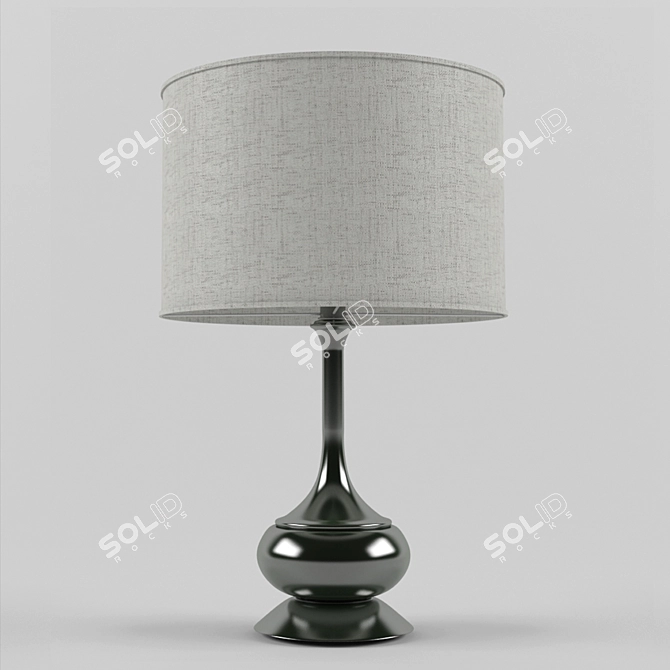 Elegant Illumination: Modern Table Lamp 3D model image 1