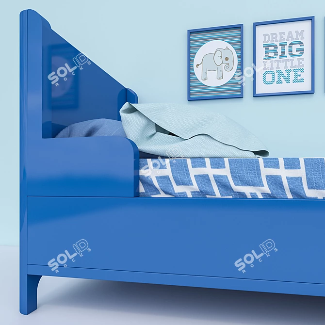 Stylish Boys Room Set 3D model image 2