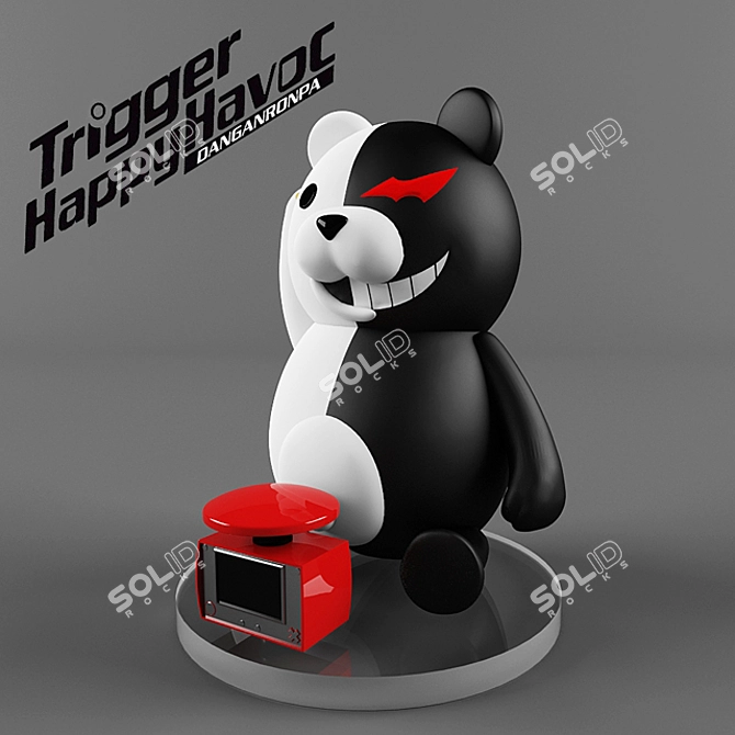 Ultimate Despair: Monokuma 3D model image 1