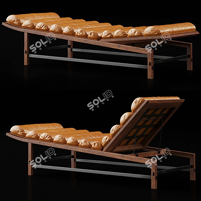 Vintage Edward Wormley Dunbar Daybed 3D model image 1