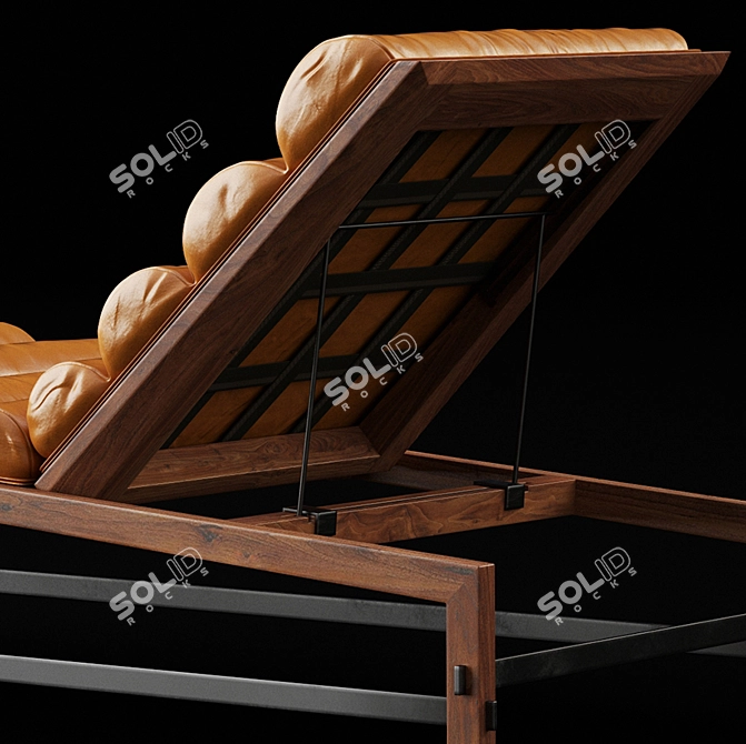 Vintage Edward Wormley Dunbar Daybed 3D model image 2