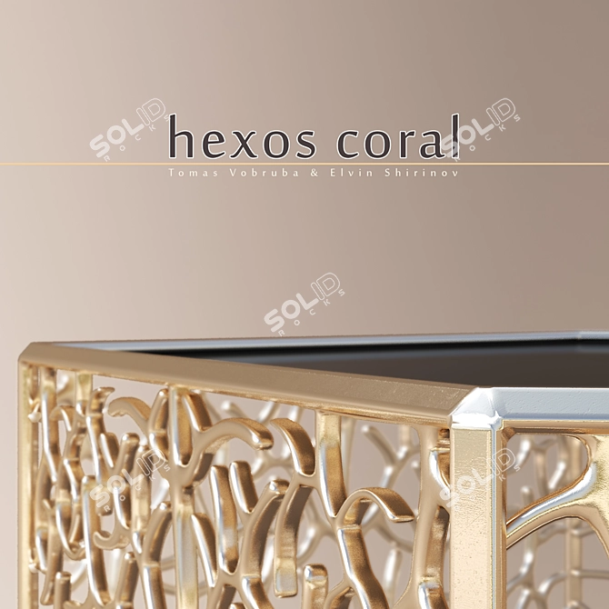 Hexos Coral Coffee Table 3D model image 2